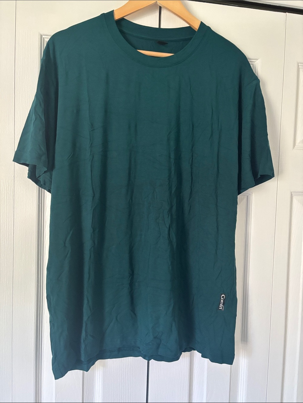 Comfrt Forest Green Crew Neck T-Shirt